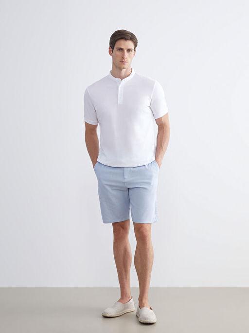 Slim Fit Gabardin Erkek ?ort