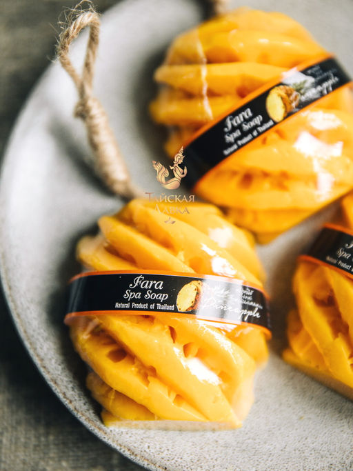 Натуральное мыло ручной работы "Ананас" 100 гр Новинка 12.04