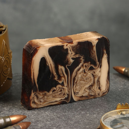 Мыло косметическое Добропаровъ, С 23 февраля черный уголь и деготь, 80 г