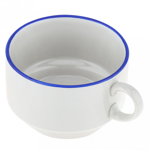 Чашка фарфоровая Озеро 250мл, д9,2см, h6,1см, форма Штабелируемая, отводка краской (Россия) - Домашняя мода фото 4