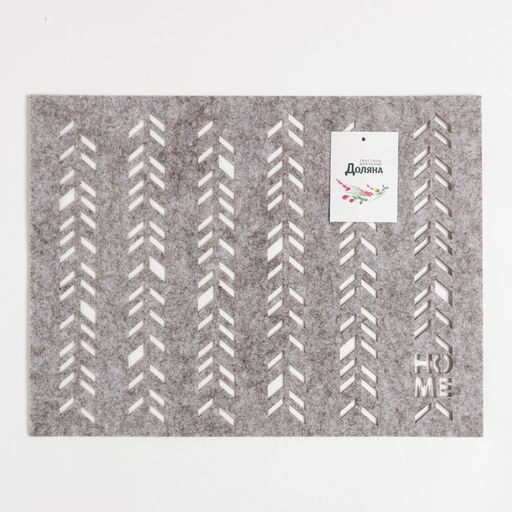 Салфетка декоративная Home 30 х 40 см, 100% п/э, фетр - Доляна фото 3