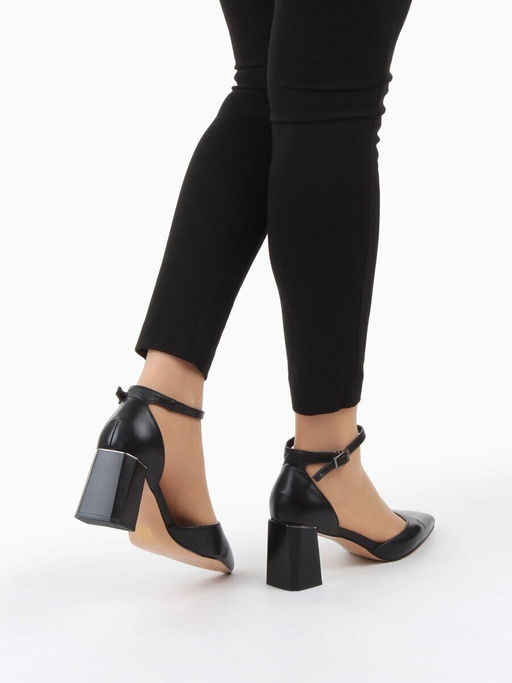 06-HDP1168-1 BLACK Туфли летние женские (натуральная кожа)