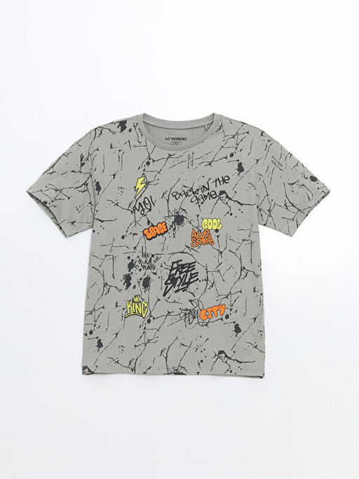 Bisiklet Yaka Erkek ?ocuk ?ortlu Pijama Tak?m?