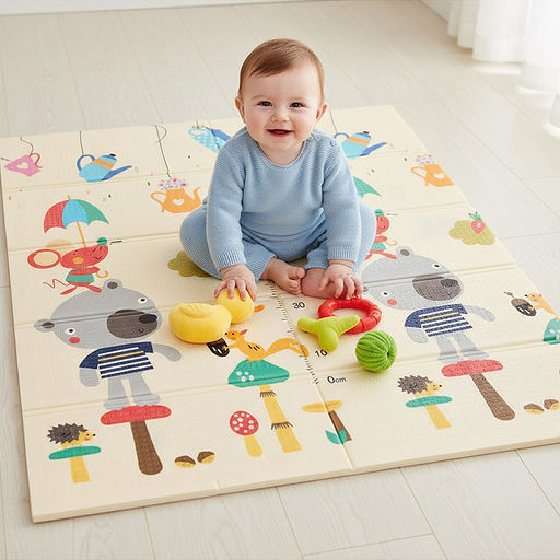 Коврик развивающий "Лесные жители" (150*180*0,8cm)