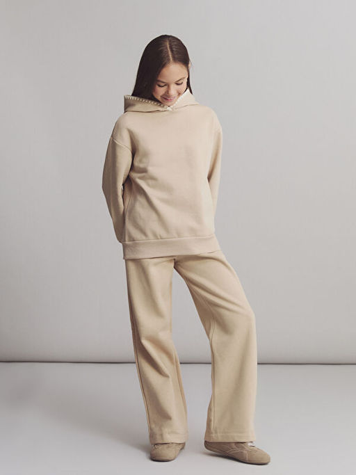 Kap??onlu K?z ?ocuk Sweatshirt