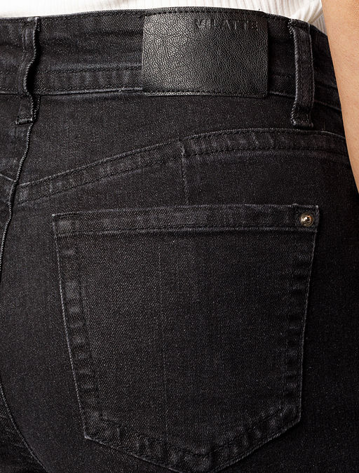 VILATTE / Джинсы-трубы из эластичного денима  фото 6