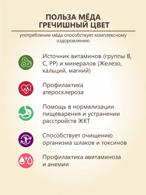 Мёд Бортников Гречишный цвет, ст.банка 500г - Берестов А.с. фото 3