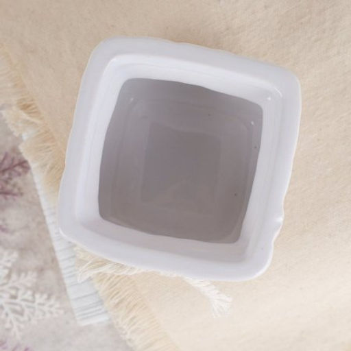 Кашпо веревка 9х7 см / 39016-2W/1 /уп 12/120/белое - ГалеонТрейд фото 2