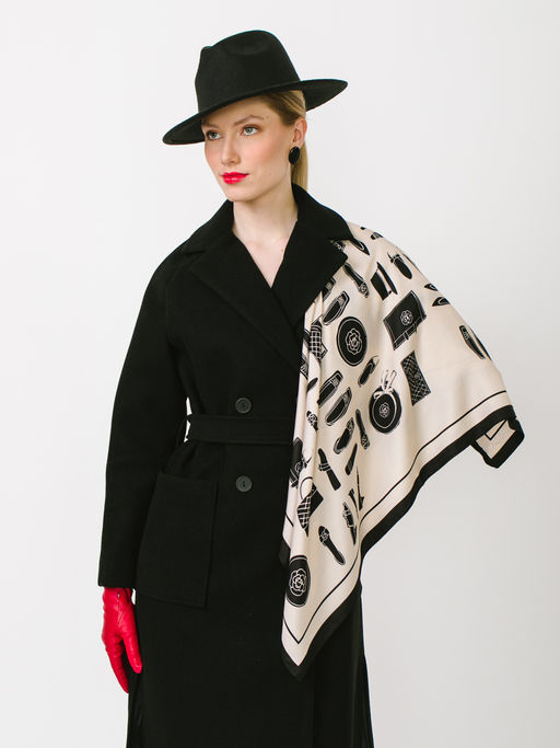 Большой мягкий очень нежный двусторонний платок - Tantino фото 4