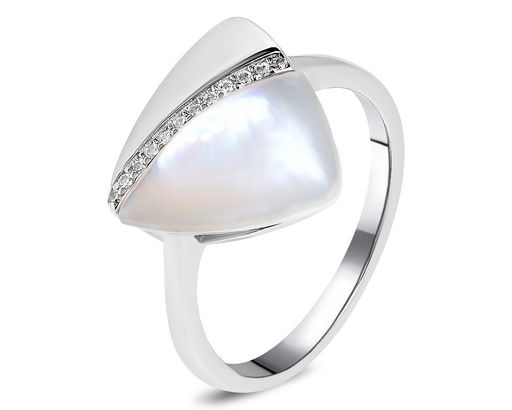Кольцо, перламутр, BY-4989