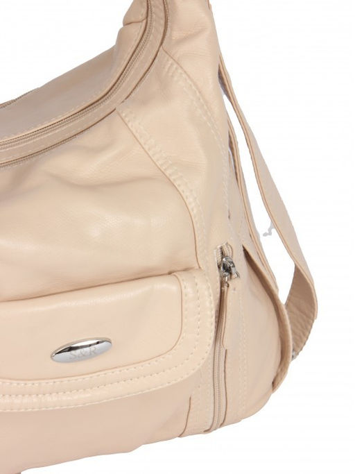 Сумка женская искусственная кожа Guecca-219 (рюкзак-change), 2отд, св.бежевый SALE 264059 - Adelia фото 8