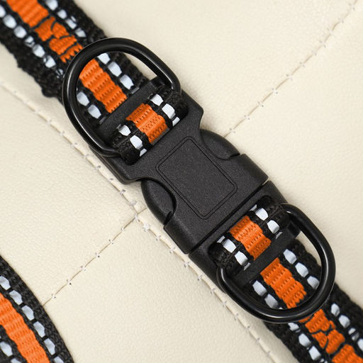 Комплект амуниции светоотражающий, размер M, ОГ 40-70 см, стропа 2 см, оранжевый - Пижон фото 8