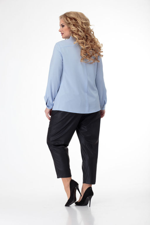 Блуза ANELLI 408 голубые тона фото 5