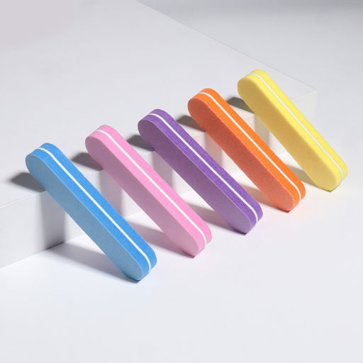 Баф наждачный для ногтей, двусторонний, набор 10 шт., 9×1.8×1.1 см
