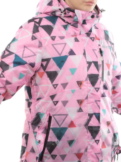 W1606-2 PINK Куртка горнолыжная женская ERUITOR (100 гр. холлофайбера)
