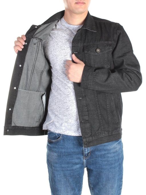 VH5916 DK. GRAY Куртка джинсовая мужская VH JEANS