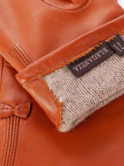 Перчатки женские ш+каш. F-IS0086 luggage - Eleganzza фото 6