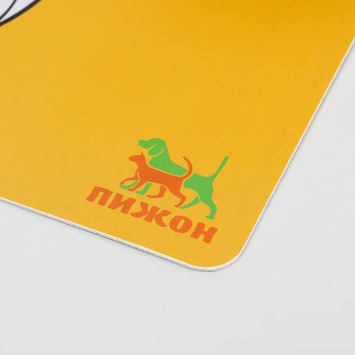 Коврик под миску Пижон с нескользящим основанием 43 х 28 см Я жду свою еду  фото 4