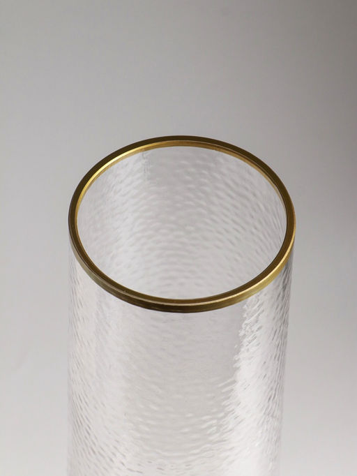 Ваза напольная «Линней», 50×15 см, стекло, прозрачная