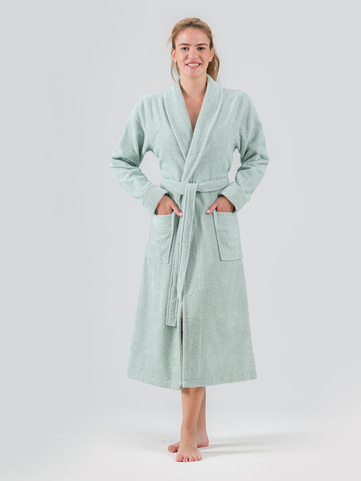Халат махровый KARNA NORA (Ментол)  фото 4