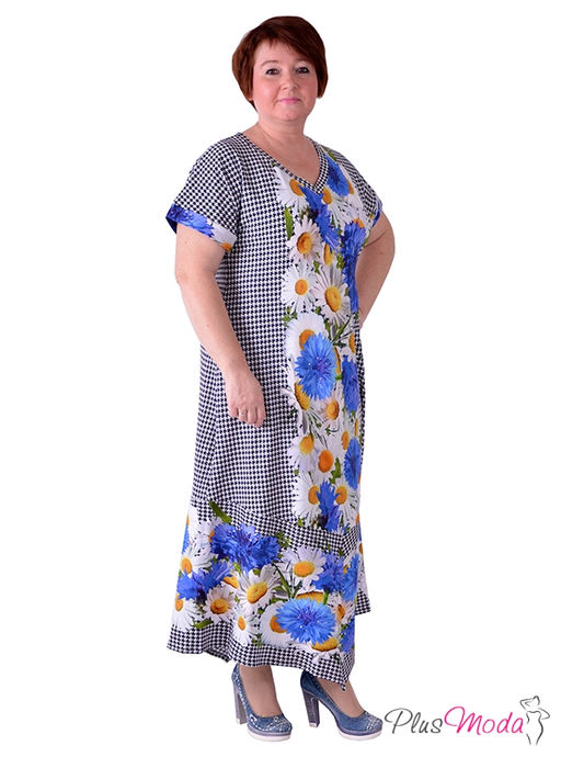Платье Модель №451 размеры 44-80 - Plusmoda фото 3