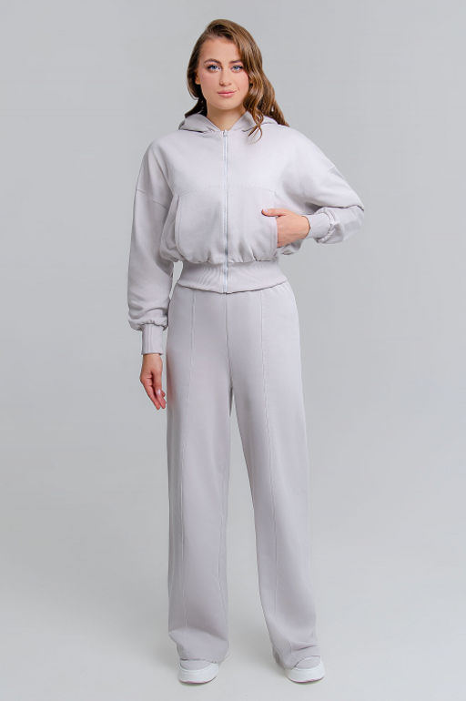 Арт. 2539/2 Костюм женский с брюками 42-48 (4 шт) Цвет:бежевый - Калинка фото 3