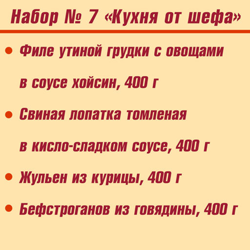 Набор №7 Кухня от шефа - Витамир фото 2