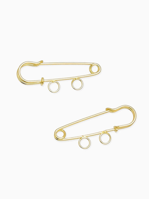 Цена за 2 шт. Булавка для подвесок PO-035, №01, 2 шт. 3.5×0.5 см, цвет золото