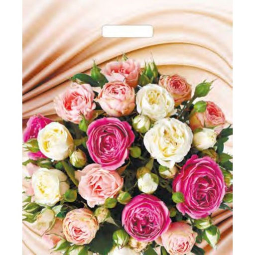 Цена за 50 шт. Пакет «Желанный букет», полиэтиленовый, с вырубной ручкой, 38×45 см, 60 мкм