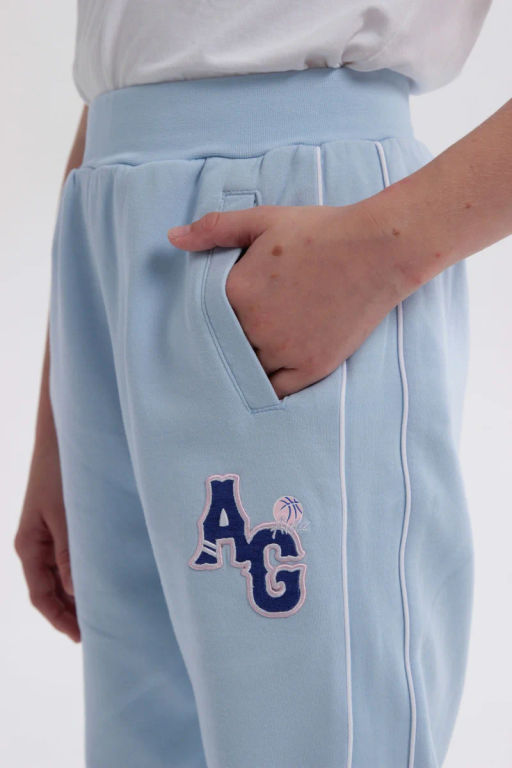 Брюки трикотажные голубой - Anta sport фото 5