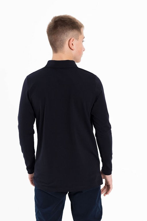 Футболка-поло М224105в синий