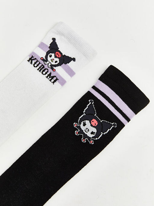 Гольфы Kuromi для девочек до колена 2 пары