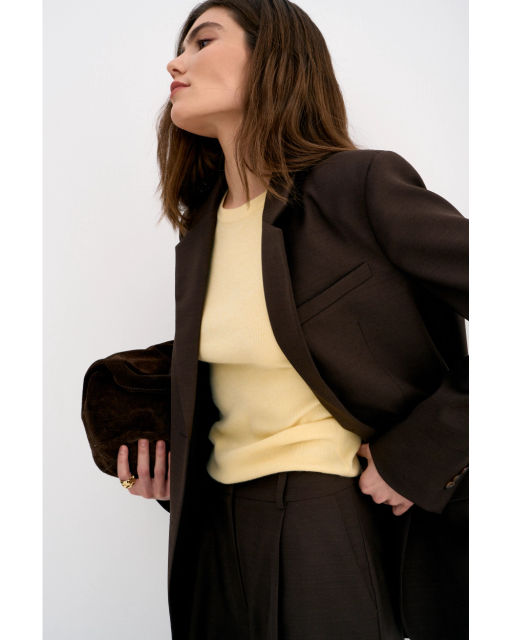 Жакет THE VERY 2418 шоколад  фото 8