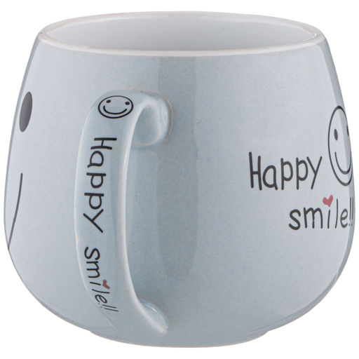 КРУЖКА КОЛЛЕКЦИЯ ВЕСЕЛЫЙ СМАЙЛИК 300 МЛ 9*8,2 СМ - Lefard фото 4