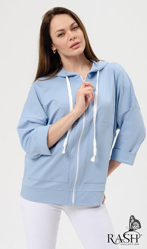 Парка "Экзюпери" голубая Цвет:Голубой