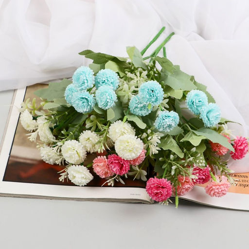 Цена за 2 шт. Букет искусственный «Хризантема Шерри», 6×27 см, МИКС