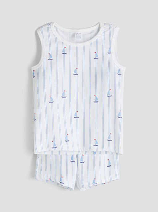 Bisiklet Yaka Erkek Bebek Atlet ve ?ort 2li