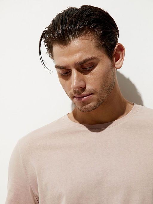 OmT U 1201 Фуфайка (футболка) COTTON - beige - Omsa фото 6