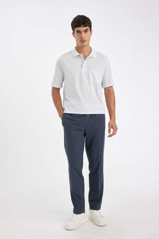 Regular Fit Basic Duz K?sa Kollu Pike Polo Tisort - Defacto фото 6