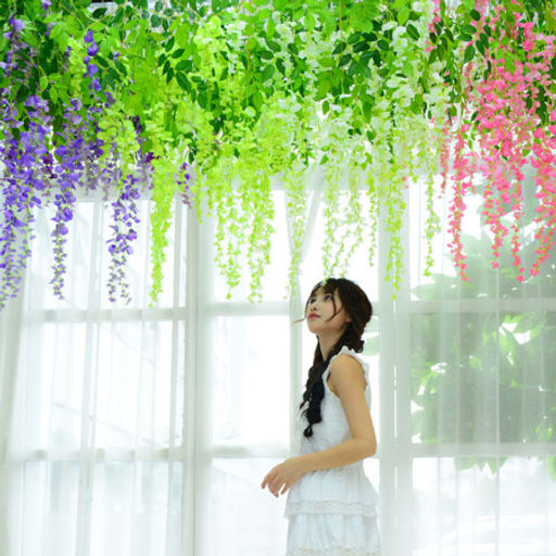 Искусственные листья 12 штук Цветы / 149NA-54 /уп 15/50/ - Галеонтрейд фото 12