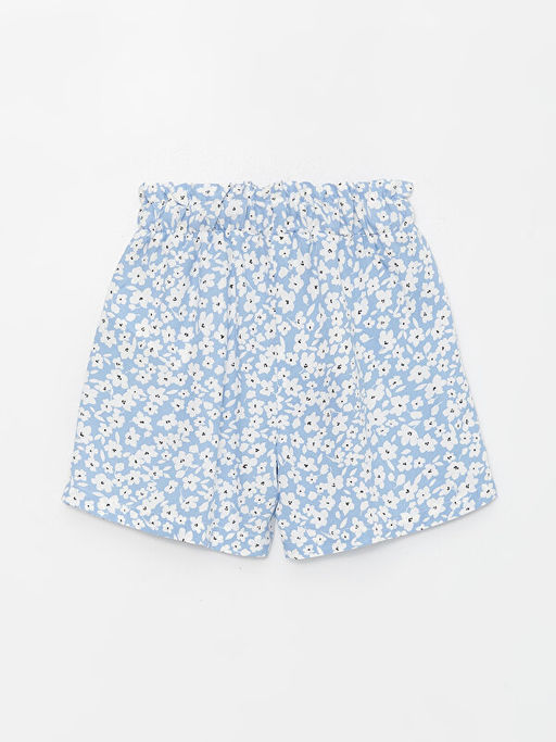 Beli Lastikli Desenli K?z ?ocuk ?ort - Waikiki фото 2