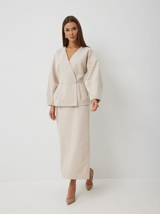 Жакет VN Fashion 1048 бежевый
