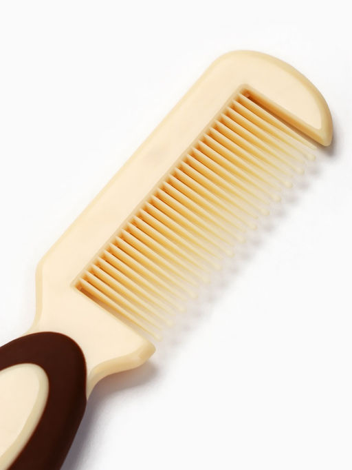 Набор расчесок, 2 шт., натуральная щетина, цвет бежевый/коричневый, Mum&Baby