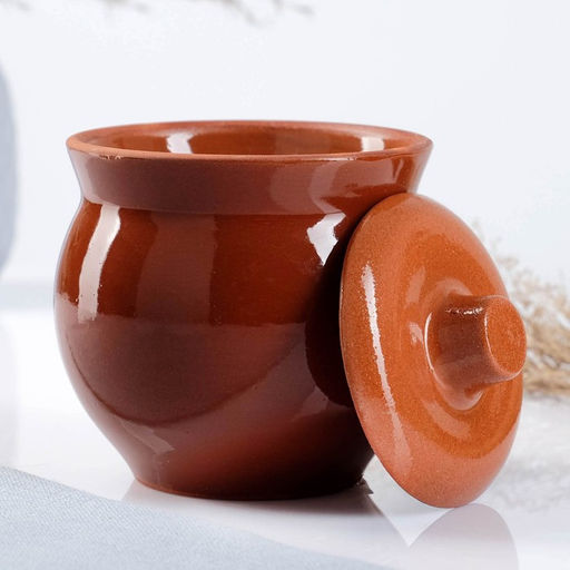 Горшочек для запекания Кунгурская керамика «Стандарт», 400 мл, керамика, коричневый