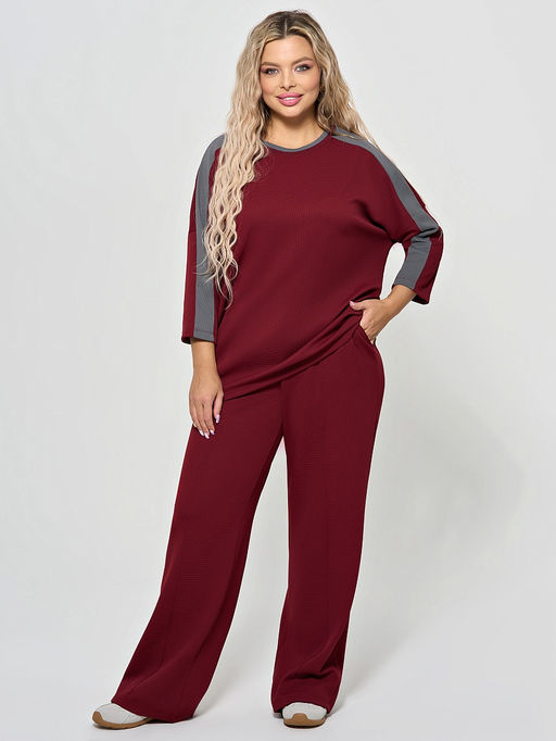 Костюм 0001-3а бордовый