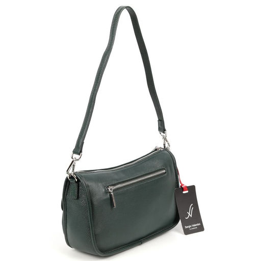 Женская кожаная сумка Sergio Valentini SV-SZ7320 Д.Грин фото 3