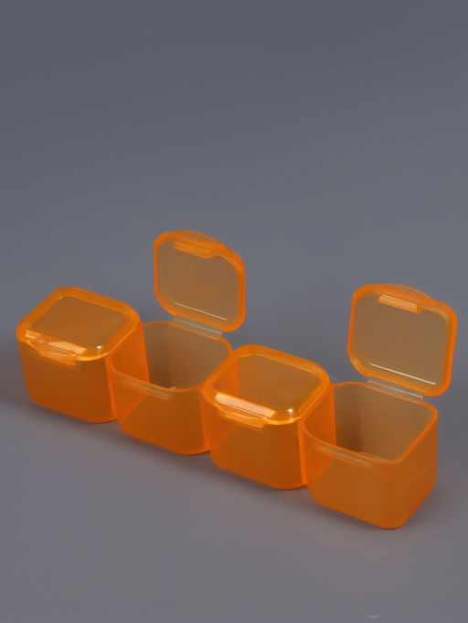 Органайзер для хранения мелочей, 28 ячеек, 17.5×10.5×2.5 см, разноцветный