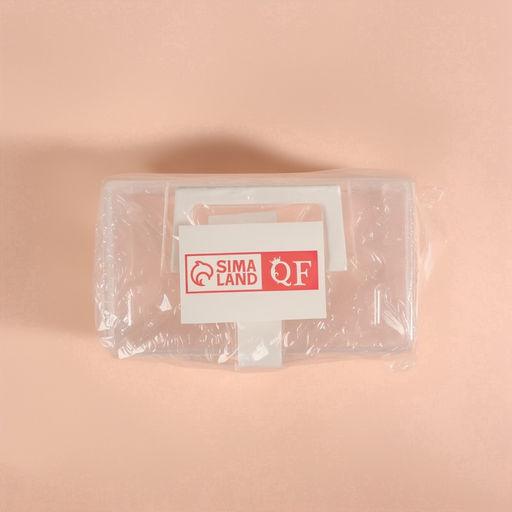 Бокс для хранения мелочей, с ручкой, 19.5×12×11 см, прозрачный/белый