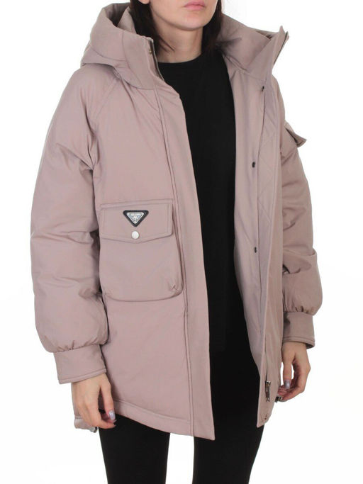 9912 PINK POWDER Куртка зимняя женская (150 гр. холлофайбер)