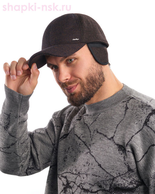 011.448445111 Бейсболка мужская флис (55-60)